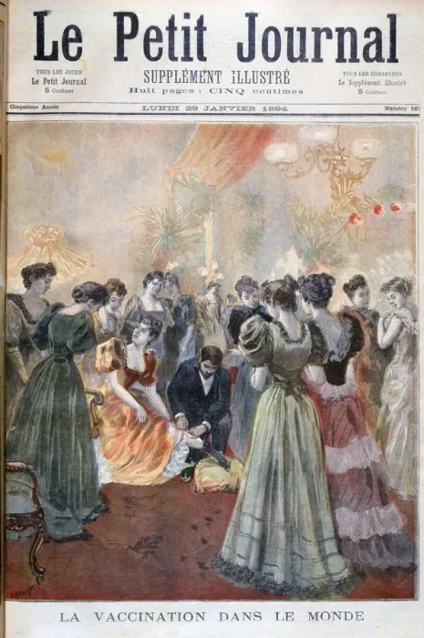 Framed Print : Vaccination against smallpox, Paris, 1894. Artist: Oswaldo Tofani Framed Print : Vaccination against smallpox, Paris, 1894. Artist: Oswaldo Tofani