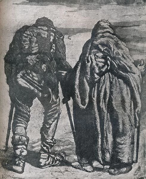 Vagrants, c19th century, (1924). Artist: Paul-Joseph Blanc