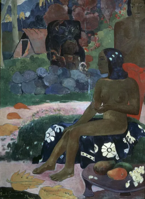 Framed Print : Vairaumati Tei Oa (Her Name is Vairaumati), 1892. Artist: Paul Gauguin Framed Print : Vairaumati Tei Oa (Her Name is Vairaumati), 1892. Artist: Paul Gauguin