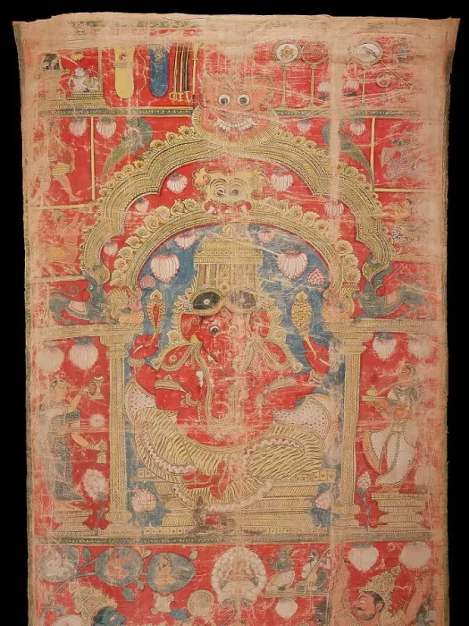 Framed Print : A Vaishnava Scroll, between 1650 and 1700. Creator: Unknown Framed Print : A Vaishnava Scroll, between 1650 and 1700. Creator: Unknown