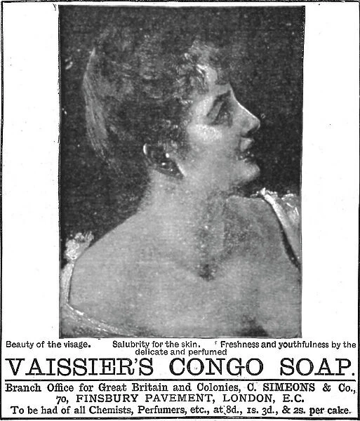 'Vaissier's Congo Soap 1890. Creator: Unknown