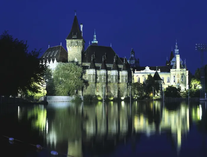 Framed Print : Vajdahunyad castle in the city park, Budapest, Hungary