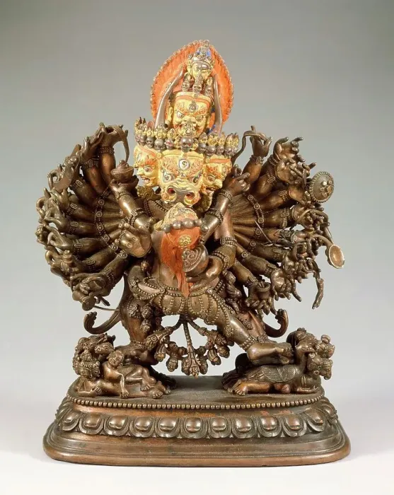 Framed Print : Vajrabhairava, 17th century. Creator: Unknown Framed Print : Vajrabhairava, 17th century. Creator: Unknown