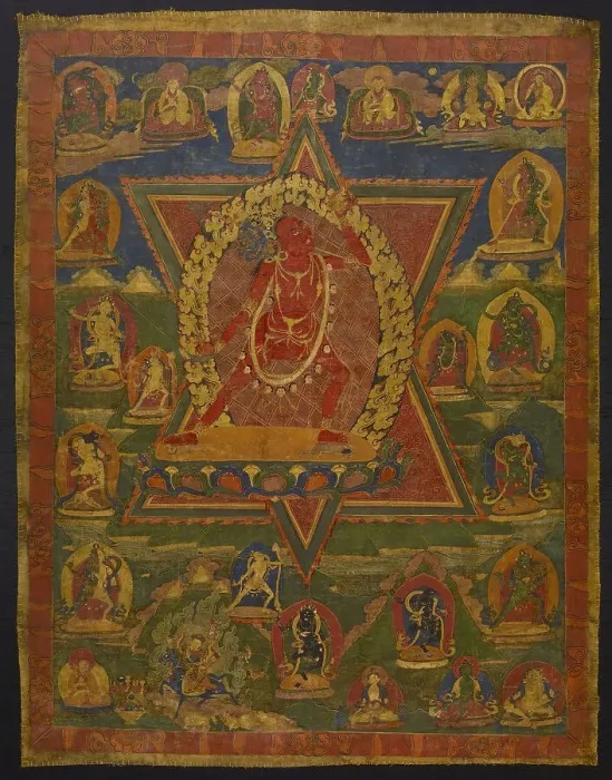 Framed Print : Vajrayogini as Naro Dakini, 18th century. Creator: Unknown Framed Print : Vajrayogini as Naro Dakini, 18th century. Creator: Unknown
