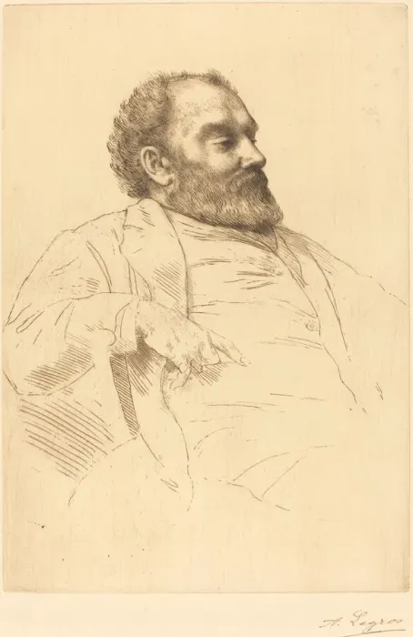 Framed Print : Val Prinsep, R. A Creator: Alphonse Legros Framed Print : Val Prinsep, R. A Creator: Alphonse Legros