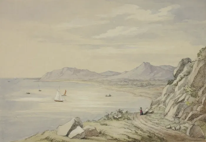 Framed Print : Val of Shanganagh, Killiney, August 1843. Creator: Elizabeth Murray Framed Print : Val of Shanganagh, Killiney, August 1843. Creator: Elizabeth Murray