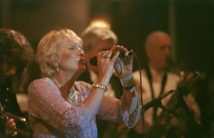Framed Print : Val Wiseman, All Star Crescendo Swing Band, Bournemouth 2007. Creator: Brian Foskett Framed Print : Val Wiseman, All Star Crescendo Swing Band, Bournemouth 2007. Creator: Brian Foskett