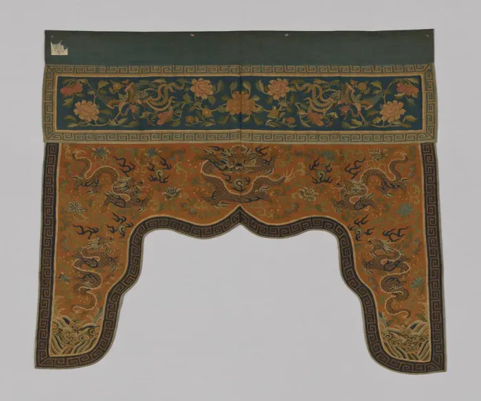 Framed Print : Valance, China, Qing dynasty (1644-1911), 1775 / 1800. Creator: Unknown Framed Print : Valance, China, Qing dynasty (1644-1911), 1775 / 1800. Creator: Unknown