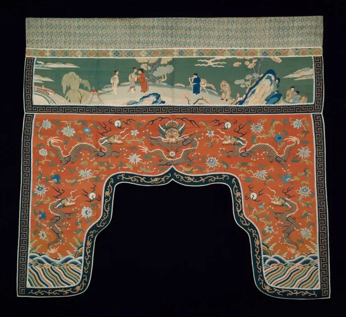 Framed Print : Valance, China, Qing dynasty(1644-1911), 1799. Creator: Unknown Framed Print : Valance, China, Qing dynasty(1644-1911), 1799. Creator: Unknown