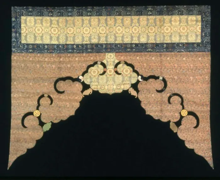 Framed Print : Valance, China, Qing dynasty(1644-1911), 1750 / 1850. Creator: Unknown Framed Print : Valance, China, Qing dynasty(1644-1911), 1750 / 1850. Creator: Unknown