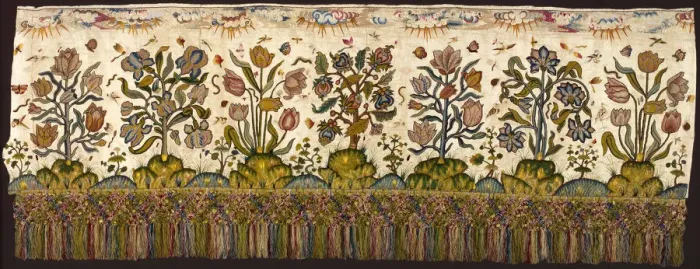 Framed Print : Valance, England, 1620 / 60s. Creator: Unknown Framed Print : Valance, England, 1620 / 60s. Creator: Unknown