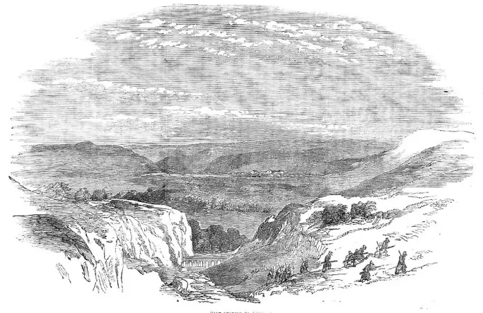 Framed Print : Vale leading to Inkerman, 1854. Creator: Unknown Framed Print : Vale leading to Inkerman, 1854. Creator: Unknown