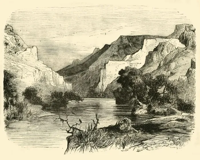 Framed Print : The Vale of Tempe, 1890. Creator: Unknown Framed Print : The Vale of Tempe, 1890. Creator: Unknown