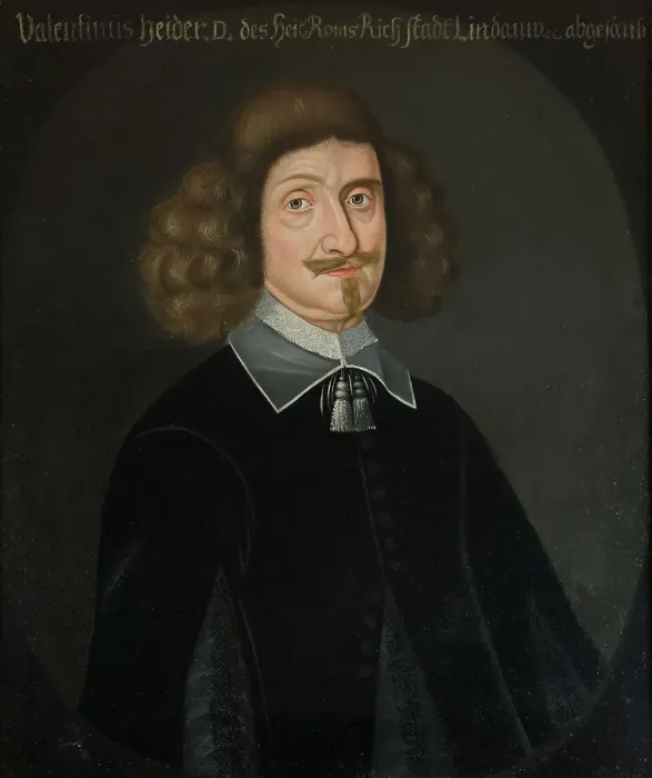 Framed Print : Valentin Heider, 1605-1665, c17th century. Creator: Anon Framed Print : Valentin Heider, 1605-1665, c17th century. Creator: Anon