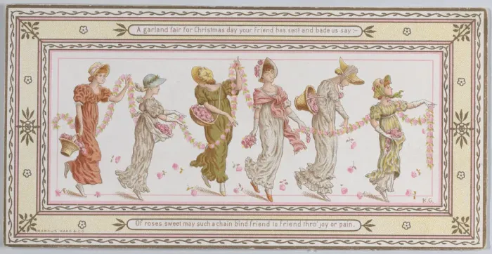Framed Print : Valentine, 1881. Creator: Catherine Greenaway Framed Print : Valentine, 1881. Creator: Catherine Greenaway