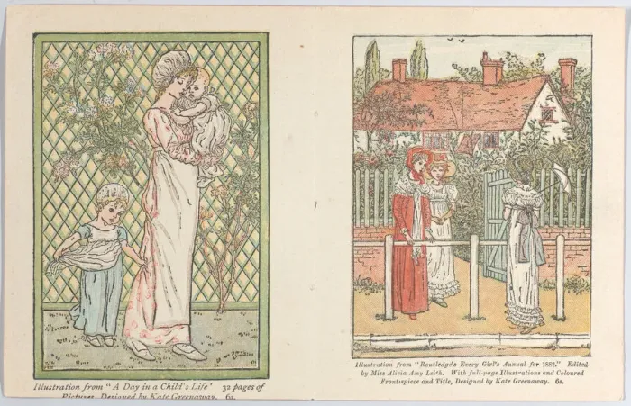 Framed Print : Valentine, 1882. Creator: Catherine Greenaway Framed Print : Valentine, 1882. Creator: Catherine Greenaway