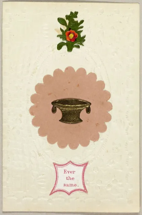 Framed Print : Ever the Same (valentine), c. 1840. Creator: George Kershaw Framed Print : Ever the Same (valentine), c. 1840. Creator: George Kershaw
