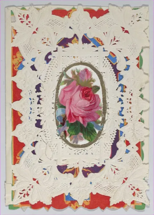 Framed Print : Valentine, ca. 1880. Creator: Anon Framed Print : Valentine, ca. 1880. Creator: Anon