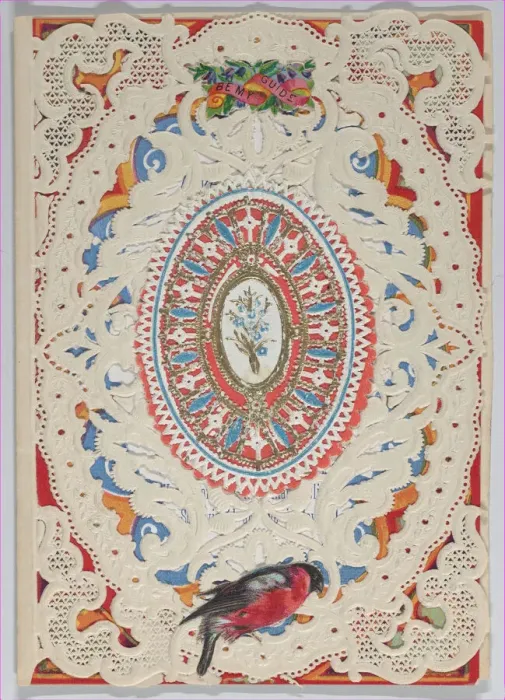 Framed Print : Valentine, ca. 1880. Creator: Anon Framed Print : Valentine, ca. 1880. Creator: Anon