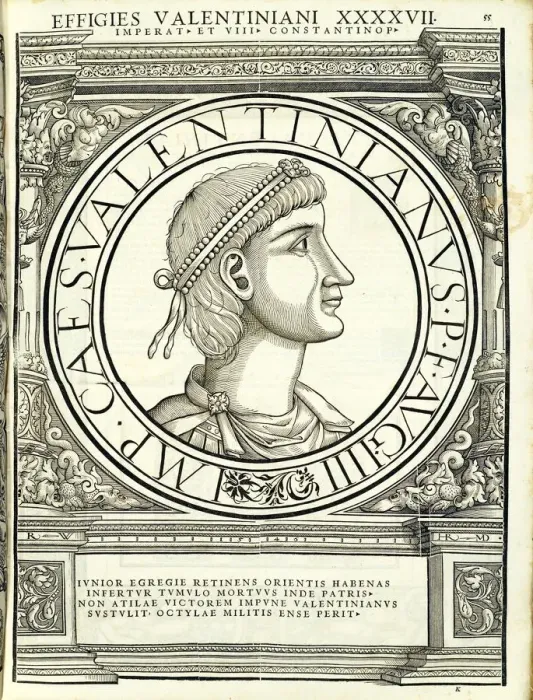 Framed Print : Valentinianus III (419 - 455 AD), 1559 Framed Print : Valentinianus III (419 - 455 AD), 1559