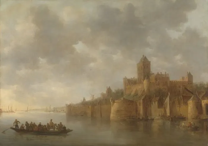 Framed Print : The Valkhof in Nijmegen, 1641. Creator: Jan van Goyen Framed Print : The Valkhof in Nijmegen, 1641. Creator: Jan van Goyen