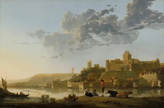 Framed Print : The Valkhof at Nijmegen, about 1652-1654. Creator: Aelbert Cuyp Framed Print : The Valkhof at Nijmegen, about 1652-1654. Creator: Aelbert Cuyp
