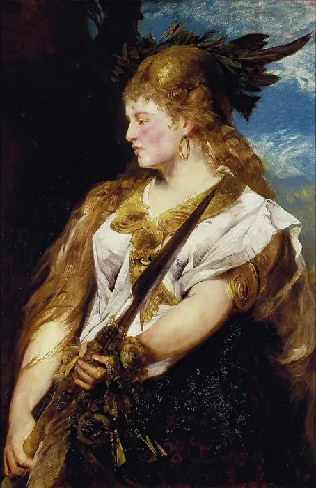 Framed Print : The Valkyrie, 1877. Creator: Makart, Hans (1840-1884) Framed Print : The Valkyrie, 1877. Creator: Makart, Hans (1840-1884)