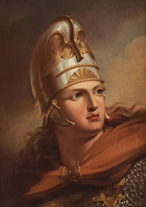 Framed Print : The Valkyrie. Creator: Sandberg, Johan Gustaf (1782-1854) Framed Print : The Valkyrie. Creator: Sandberg, Johan Gustaf (1782-1854)