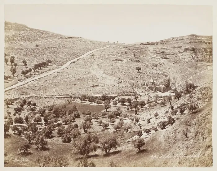 Framed Print : Valle De Josaphael #290, Printed c.1870. Creator: Felix Bonfils Framed Print : Valle De Josaphael #290, Printed c.1870. Creator: Felix Bonfils