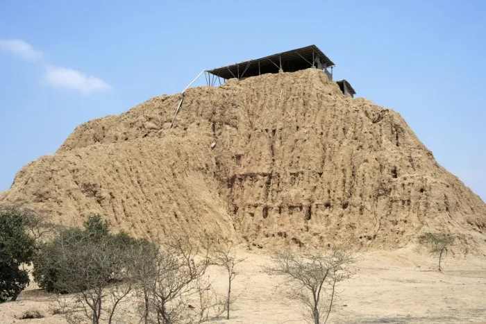 Framed Print : Valle de las Piramides, Tucume, Lambayeque, Peru, 2015. Creator: Luis Rosendo Framed Print : Valle de las Piramides, Tucume, Lambayeque, Peru, 2015. Creator: Luis Rosendo