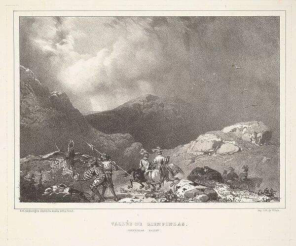 Vallee de Glenfinlas (Glenfinlas Valley), 1826. Creator: Richard Parkes Bonington