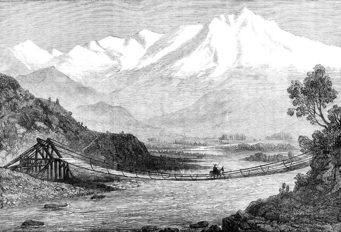 Framed Print : Valley of the Aconcagua, Chili, 1870. Creator: Unknown Framed Print : Valley of the Aconcagua, Chili, 1870. Creator: Unknown