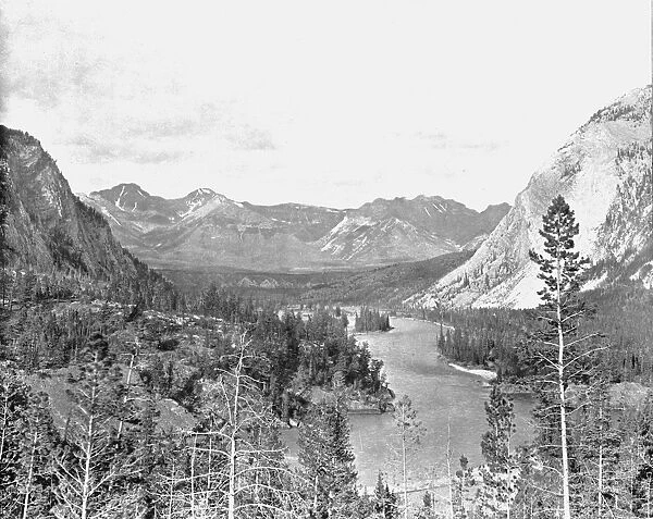 Valley of the Bow River, Alberta, Canada, c1900. Creator: Unknown