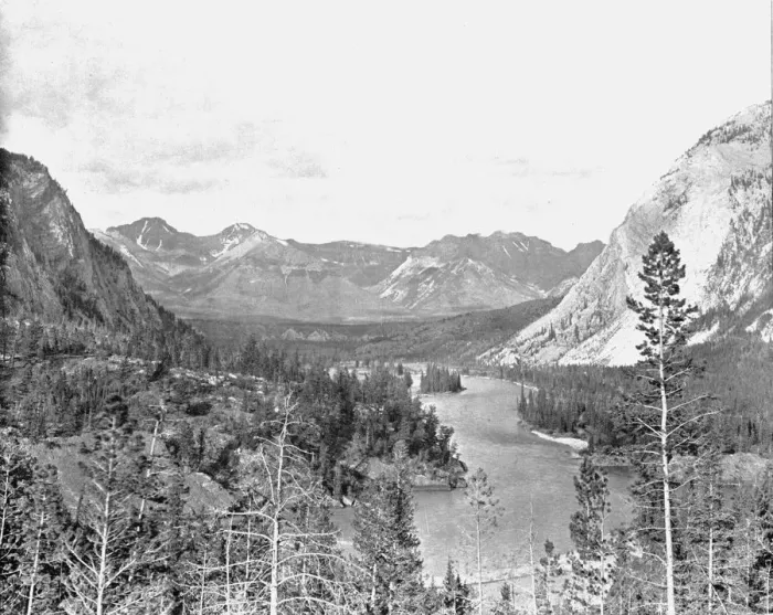 Framed Print : Valley of the Bow River, Alberta, Canada, c1900. Creator: Unknown Framed Print : Valley of the Bow River, Alberta, Canada, c1900. Creator: Unknown