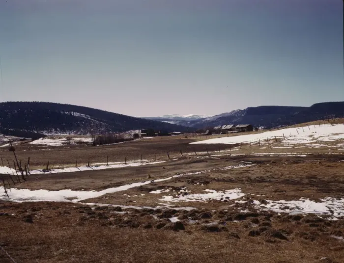 Framed Print : Valley of Chacon, Mora County, New Mexico, 1943. Creator: John Collier Framed Print : Valley of Chacon, Mora County, New Mexico, 1943. Creator: John Collier
