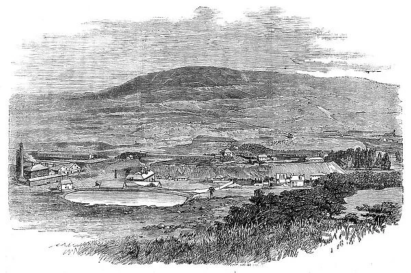 The Valley of Llynvi, Turning the First Turf for a New Railway, 1858. Creator: Unknown