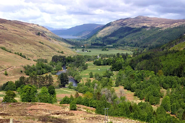The valley above Loch Broom, Highland, Scotland