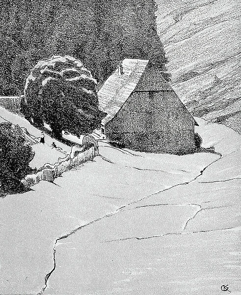 Valley mill, c1898. Creator: Gustav Kampmann