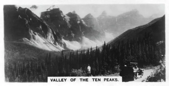 Framed Print : Valley of the Ten Peaks, Banff National Park, Alberta, Canada, c1920s Framed Print : Valley of the Ten Peaks, Banff National Park, Alberta, Canada, c1920s