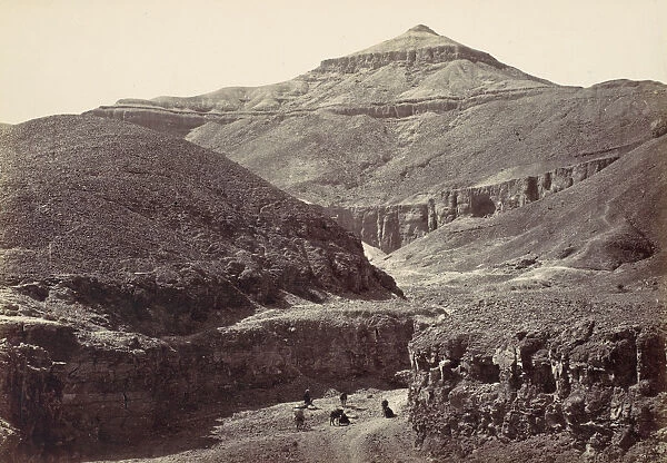 Valley of the Tombs of the Kings, Thebes, 1857. Creator: Francis Frith