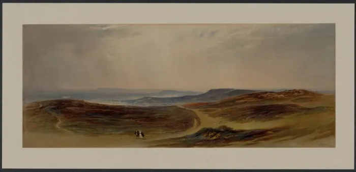Framed Print : The Valley of the Tyne, My Native Country near Henshaw, 1842. Creator: John Martin (British Framed Print : The Valley of the Tyne, My Native Country near Henshaw, 1842. Creator: John Martin (British