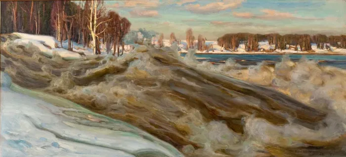 Framed Print : Vallinkoski, 1914 Framed Print : Vallinkoski, 1914