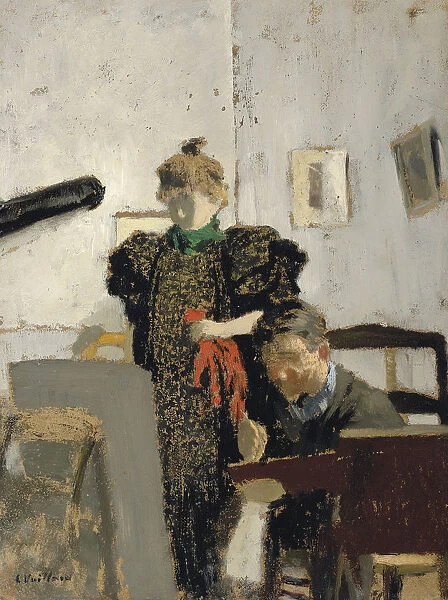 Vallotton and Natanson. Artist: Vuillard, Edouard (1868-1940)
