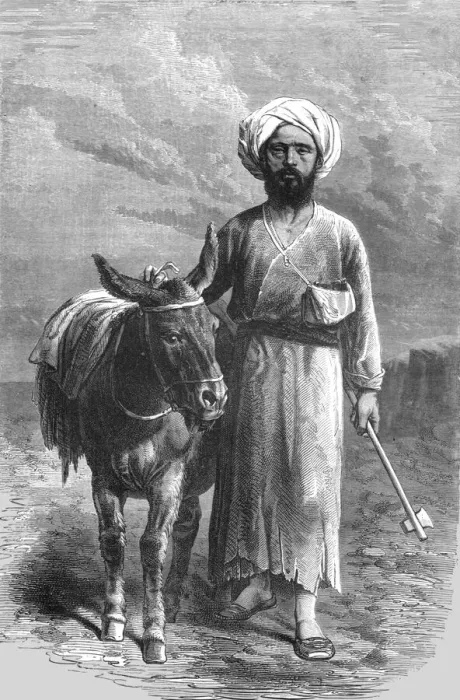 Framed Print : Vambery in his Travelling Dress; A Ramble in Persia, 1875. Creator: Armin Vambery Framed Print : Vambery in his Travelling Dress; A Ramble in Persia, 1875. Creator: Armin Vambery