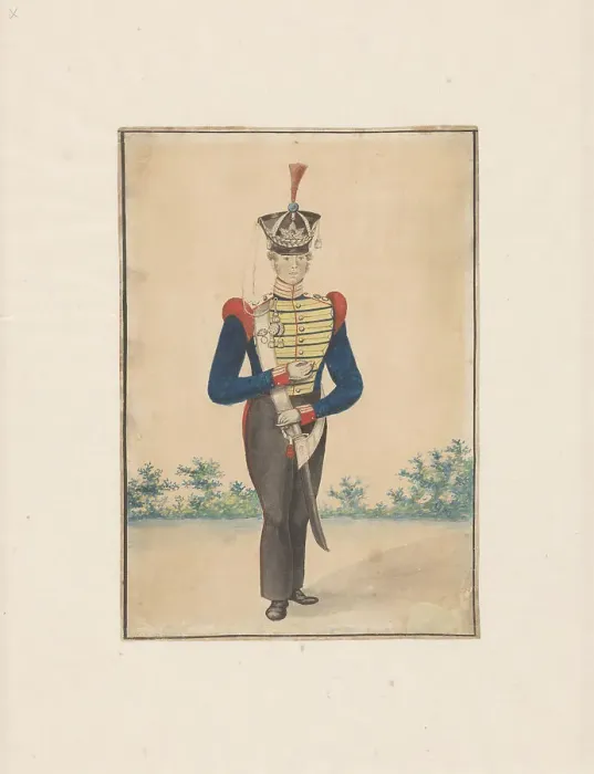 Framed Print : Van der Beijl, 1820-1830. Creator: Anon Framed Print : Van der Beijl, 1820-1830. Creator: Anon