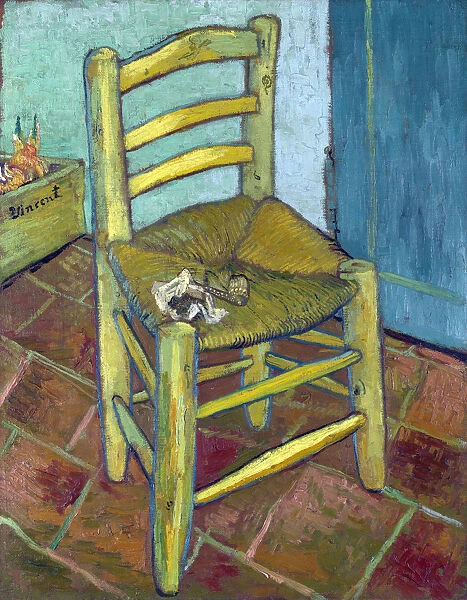Van Goghs Chair, 1888. Artist: Gogh, Vincent, van (1853-1890)