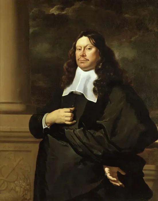 Framed Print : Van Huteren, Governor of Batavia, 1674. Creator: Karel Du Jardin Framed Print : Van Huteren, Governor of Batavia, 1674. Creator: Karel Du Jardin