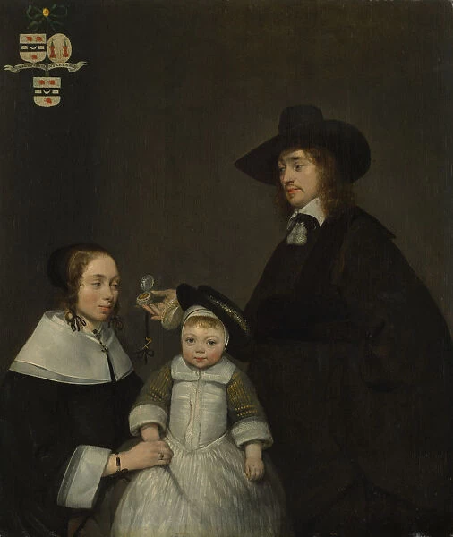 The Van Moerkerken Family, ca. 1653-54. Creator: Gerard Terborch II