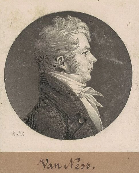 Van Ness, 1808. Creator: Charles Balthazar Julien Fevret de Saint-Memin