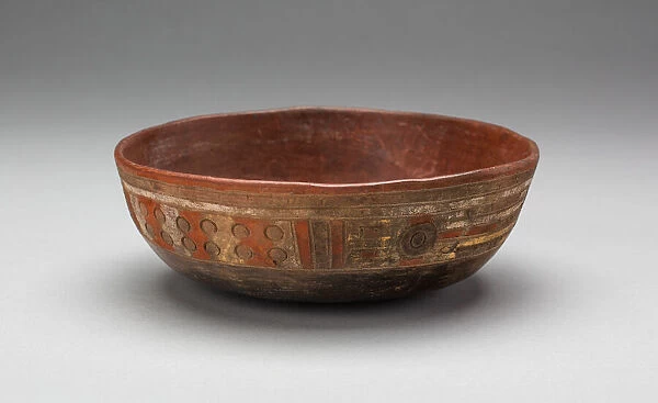 Vancejo bowl, 180 B. C  /  A. D. 500. Creator: Unknown